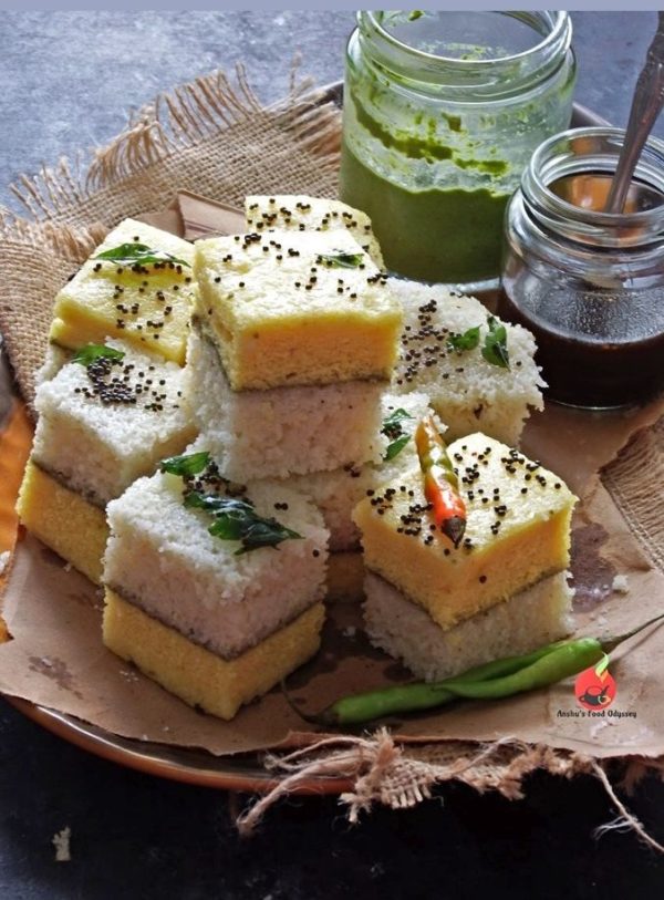 Sandwich Dhokla