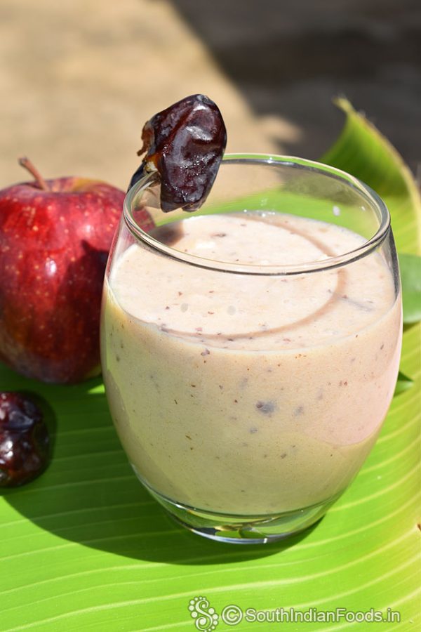 Apple & Date Milkshake